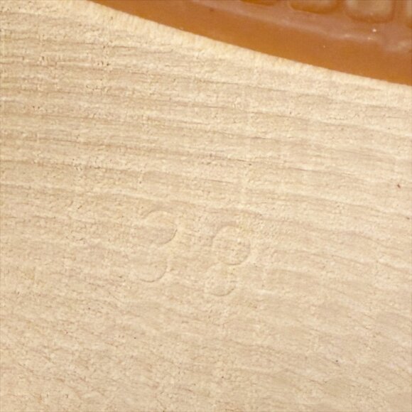 Sandgrens Handmade Swedish Metallic Gold Wood Clogs Low Heel Mule 8 - Picture 10 of 12